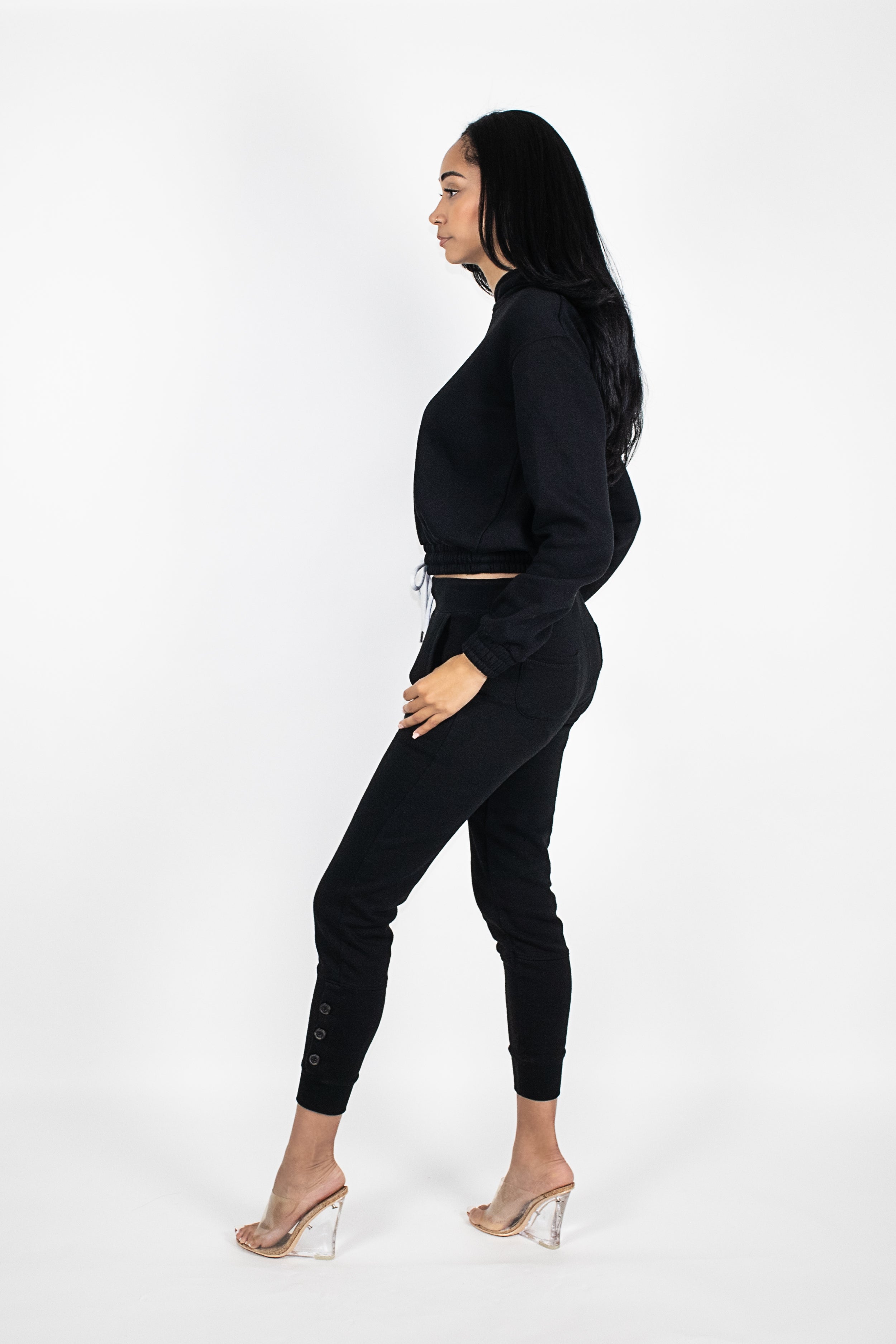 Sweatsuit Set Womens (Black) – Modern Minx